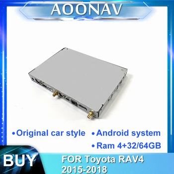 2din android autoraadio multimeedia mängija Dekodeerimine Box-Toyota RAV4 2015-2018 auto GPS navigatsiooni Video Liides Dekodeerimine tööriist