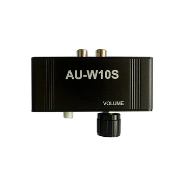 AU-W10S Audio-Preamplifier Audio Helitugevuse Regulaator Koos RCA Pesa 3,5 Mm Väljund