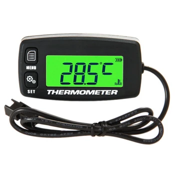 Digitaalne LCD Mootori Temperatuuri Näidik Üle-Temperatuuri Hoiatus Andur RL-TS002 Mootorratta Dirtbike ATV