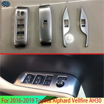 Eest 2016-2019 Toyota Alphard Vellfire AH30 Auto Ukse Akna Taga Kaane Lüliti Paneel Sisekujundus Vormimise Garneering Vasakpoolse rooliga
