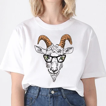 Erilist Totem Print T-Särk Naiste Mood Lühikese varrukaga, kanna Vabaaja Harajuku 90s Tshirt T-Särk Riided, vabaaja Hip-Hop T-särk
