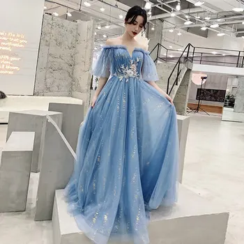 hele taevas sinine loor ehitud pall kleit kleit Renaissance Kleit kuninganna kleit Victoria/Marie Antoinette Belle