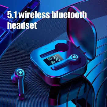 KINGSTAR L10 TWS Kõrvaklapid, Bluetooth Kõrvaklapid, LED-Ekraan Earbuds Veekindel Müra Tühistamises Gaming Headset PK A6S