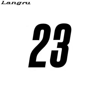 Langru Isiksuse Racing Numbrid 23 Vinüül Kleebis Auto Decal Graafiline Jdm