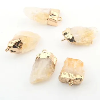 Looduslikust Kivist kristall Ripatsid Peen tarvikud Ebaregulaarne DIY jaoks Kaelakee või Ehteid Teha Reiki Tervendav Ehted Kingitus