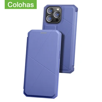 Luksus Slim Premium Nahk kaitsekaas iPhone 13 Pro Max Mini 2021 Pehme Juhul, Rahakott Kaardi pesa Põrutuskindel Flip Case