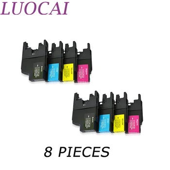 LuoCai 8 tükki Ühilduvad tindikassetid LC1240 LC1280 LC75 LC73 LC77 LC79 LC12 LC17 LC450 LC400 Jaoks J6910CDW printerid