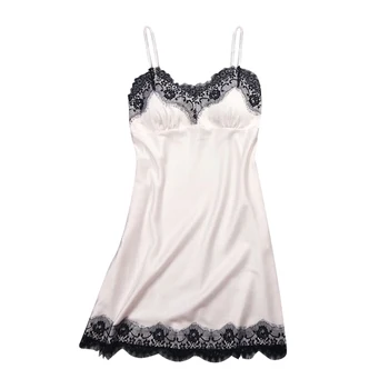 Naiste Pitsiline Pesu Sleepwear V-Kaeluse Lühike Tõsta Babydoll Nightgowns Kleit