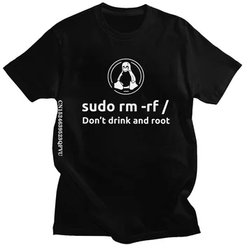 Programmeerija Programmeerimine Kodeerimine Kooder Mehed Tshirts Linux Root Sudo Lõbus Tee Särk Streetwear Meeste T-Särk Puuvillane Särk Riided