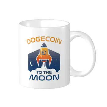 Promo Dogecoin Moon(3) Kruusid premium Tassi TASSI Prindi Huumor Graafiline Dogecoin Meem multi-function tassi
