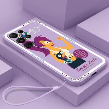 Vedelik Trossi Kate Disney Futurama Bender Telefon Case For Samsung Galaxy S21 S22 S20 FE S10 Lisa 20 10 Pluss Lite Ultra 5G