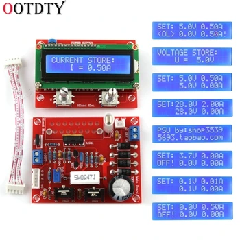 0-28V 0.01-2A Reguleeritav SM Reguleeritud Toide DIY Kit LCD Ekraan Reguleeritud Võimsus KitShort-circuit/Current-limit Kaitse