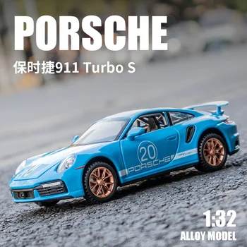 1:32 Porsche 911 997 Diecast Sulamist Mudel Auto Kääbus Turbo S Metallist superauto neid Sõiduki Sünnipäeva Kingitus Lastele Lapsed Mänguasjad Poistele