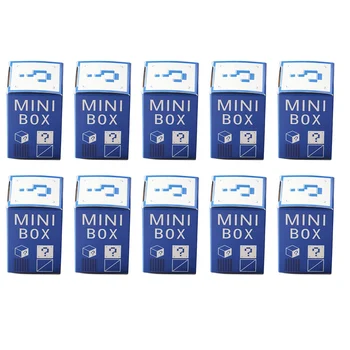 10 Pack 1:12 Nukumaja Pime Box Mini Toiduga Mängida Segatud Kook Juua Loomade Mudel Üllatus Kingitused Stseeni Mudel