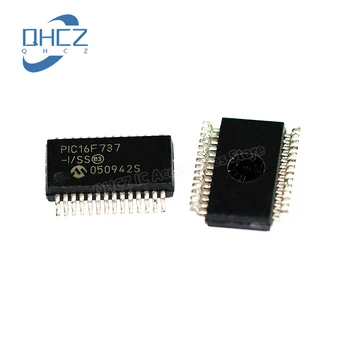 1tk PIC16F737-I/SS PIC16F737 16F737 28-SSOP Uus ja Originaalne Integrated circuit IC chip Mikrokontrolleri Kiip MCU Laos