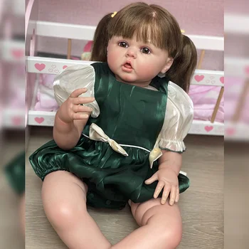55cm Uuestisündinud teise lapse Suurus Juba Värvitud Lõpetanud Uuestisündinud Nukk Erin Tüdruk 3D-Naha Nähtav Veenides Laekuva Kunsti Nukk