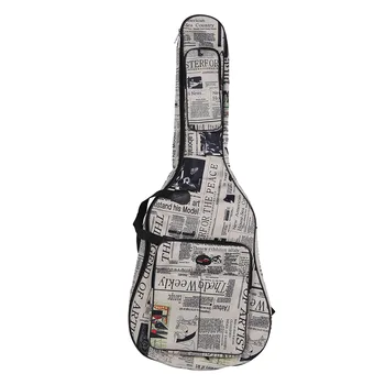 600D niiskuskindel Akustiline Kitarr Gig Bag Topelt Õmmeldud Polsterdatud Rihmad Kitarr kandekott jaoks 41Inchs Klassikaline, Folk Guitar