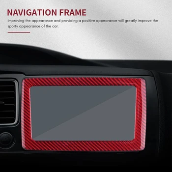 Auto Interjööri Aksessuaarid Navigatsiooni Raami Interjöör Ekraan Trim Panel Mazda MX-5 Miata ND 2015-2021