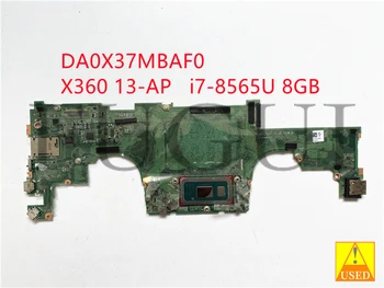 KASUTATUD Sülearvuti emaplaadi DA0X37MBAF0 HP x360 13-AP koos I7-8565U PROTSESSOR, 8GB RAM Täielikult testitud ja töötab suurepäraselt
