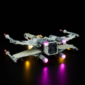 LED Light Kit for 75301 Wars Luke Skywalker, X-Wing Fighter Valgustus Komplekti Ei Kuulu ehituskivid