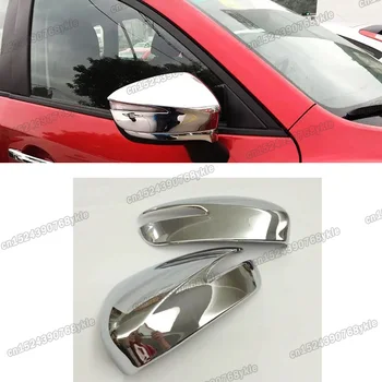 läikiv hõbedane peegel pinna auto rearview kate protector anti-scratch trimmib jaoks mazda cx-3 2016 2017 2018 2019 2020 2021 cx3