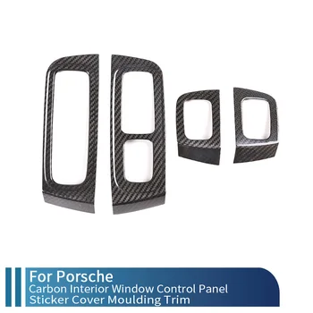Näiteks Porsche Panamera 2017 2018 2019 2020 Päris Carbon Fiber Auto Interjöör Aknas Control Panel (Juhtpaneel Kleebisega Katta Vormimise Sisekujundus