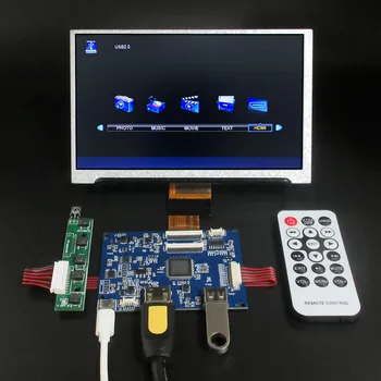 Näiteks Vaarika-Banaani/Oranž Pi PC 7 Tolline 1024*600 LCD Ekraan Jälgida Juhi Control Board U Disk HDMI