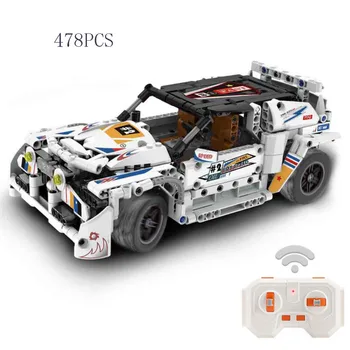 Tehnilised 2.4 Ghz raadio-puldiga võidusõiduauto ehitusplokk Ralli sõiduki mudel telliskivi rc mänguasja kogumine poistele kingitusi