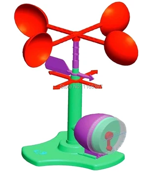 Teismeliste lastega, lapsed, teadus-teadus-haridus-mudelite eksperimentaalset mänguasja materjalide anemomeeter katse katse