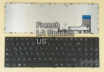 USA prantsuse hispaania LA Klaviatuur Lenovo Ideapad 100-15IBY B50-10 5N20J30744 LCM15B76LA-686 PK131ER2A15 SN20K65110 5N20J30728