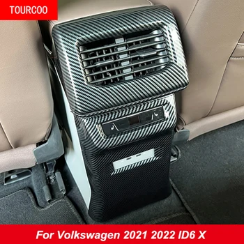 Volkswagen ID6 X 2021 2022 Tagumine Konditsioneer Outlet Anti Kick kaitsekaas Kleebised Accessorie